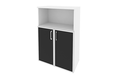 Шкаф для документов средний широкий Onix O.ST-2.2R black - фото товара 1 из 3