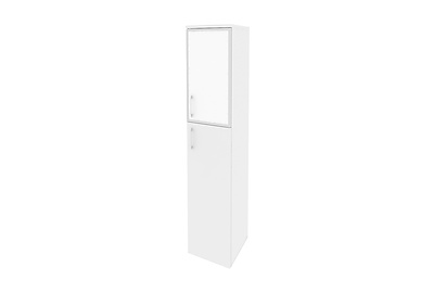 Шкаф для документов высокий узкий правый Onix O.SU-1.7R(R) white - фото товара 1 из 3