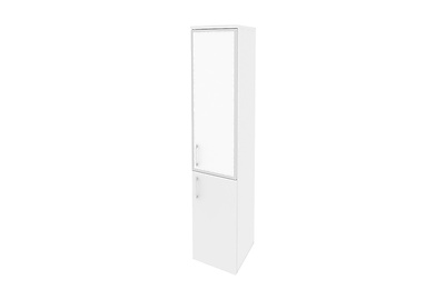 Шкаф для документов высокий узкий правый Onix O.SU-1.2R(R) white - фото товара 1 из 3