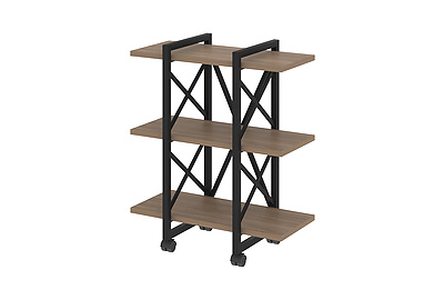 Стеллаж на металлокаркасе (колесные опоры) Loft VR.L-MST.K-3.4V - фото товара 1 из 3