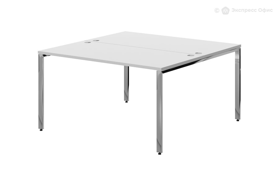  Стол-бенч Xten Gloss XGWST 1414.1 Белый/Сталь полированная - фото товара 1 из 3