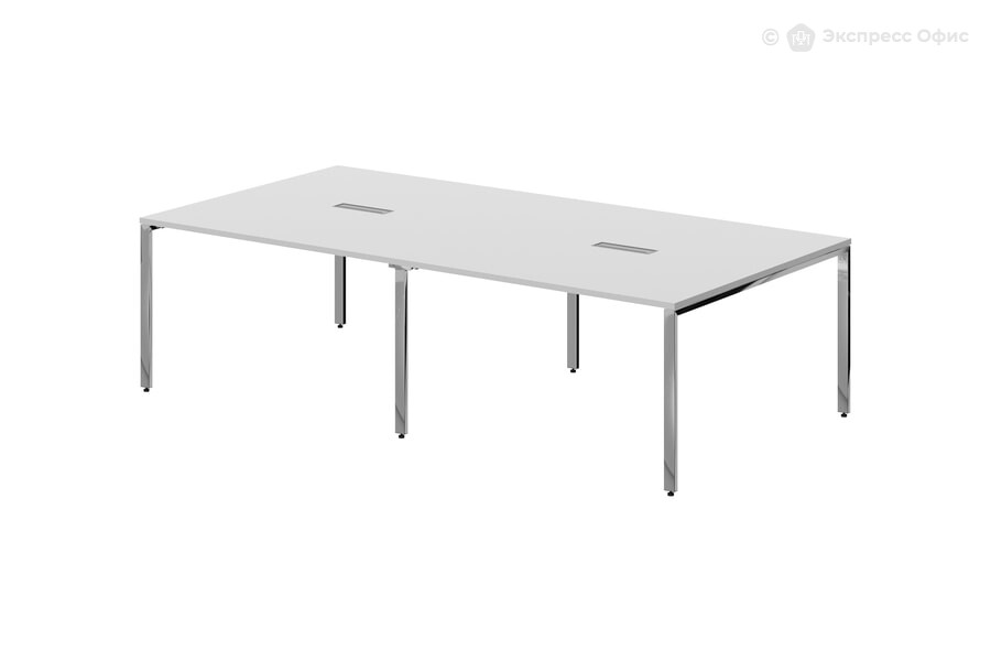 Стол для переговоров Xten Gloss XGSCT 2714.1 Белый/Сталь полированная - фото товара 1 из 3