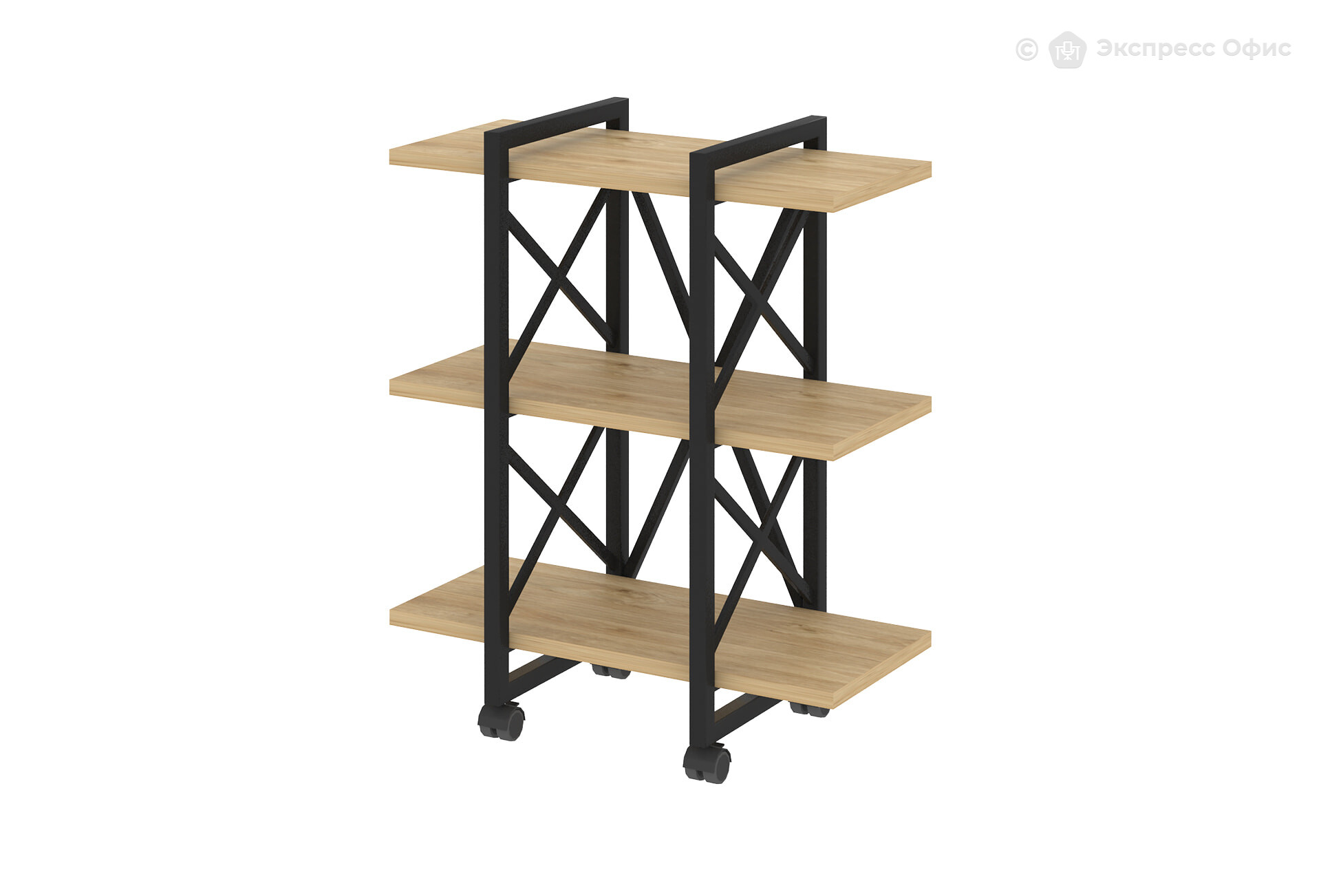 Стеллаж на металлокаркасе (колесные опоры) Loft VR.L-MST.K-3.4V - фото товара 1 из 3