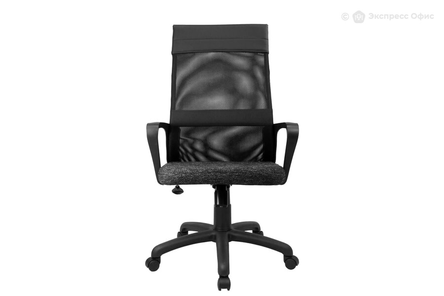  Кресло офисное RCH 1166 TW PL Ткань SY черная/Сетка черная - фото товара 2 из 3