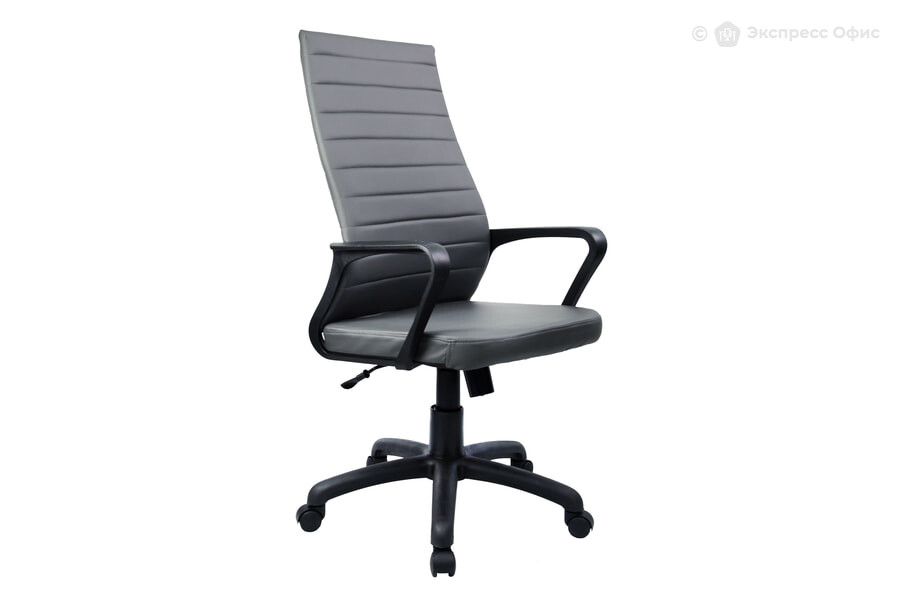  Кресло офисное RCH 1165-4 PL Экокожа серая - фото товара 1 из 2