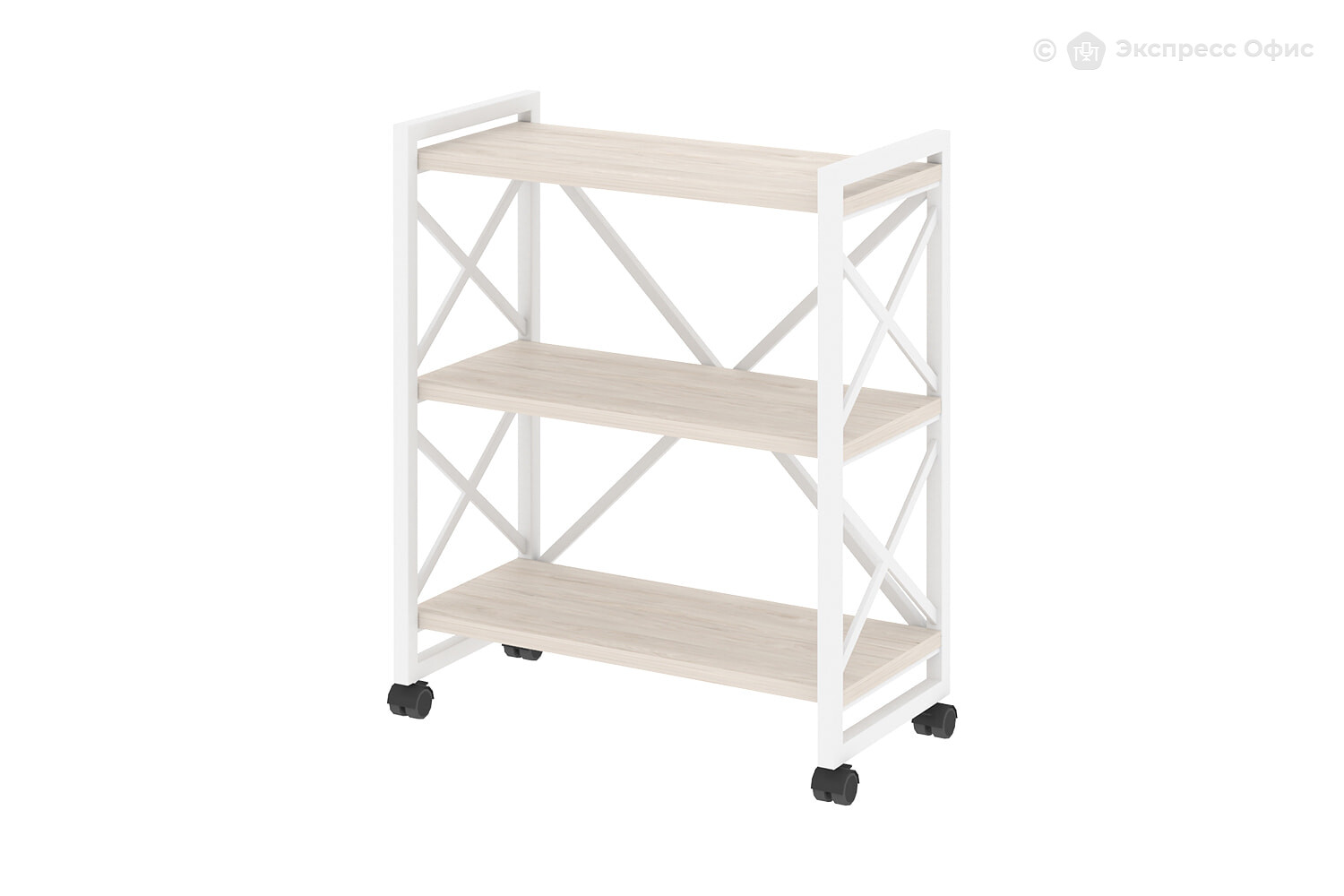 Стеллаж на металлокаркасе (колесные опоры) Loft VR.L-MST.K-3.8 - фото товара 1 из 3