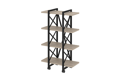 Стеллаж на металлокаркасе (колесные опоры) Loft VR.L-MST.K-4.4V - фото товара 1 из 3