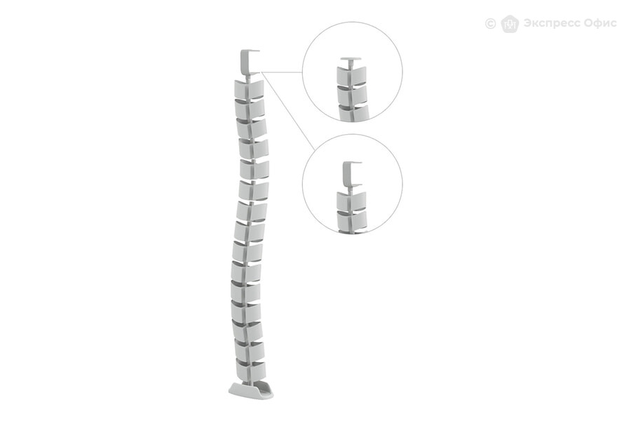  Кабель-канал VERTEBRA 010.120.00001 / 037701AL Серебристый - фото товара 1 из 1