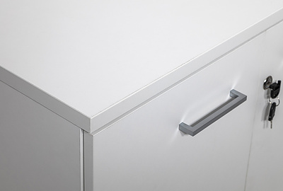 Шкаф для документов низкий Tour Light 80H014 W3W3 alum - фото товара 4 из 5