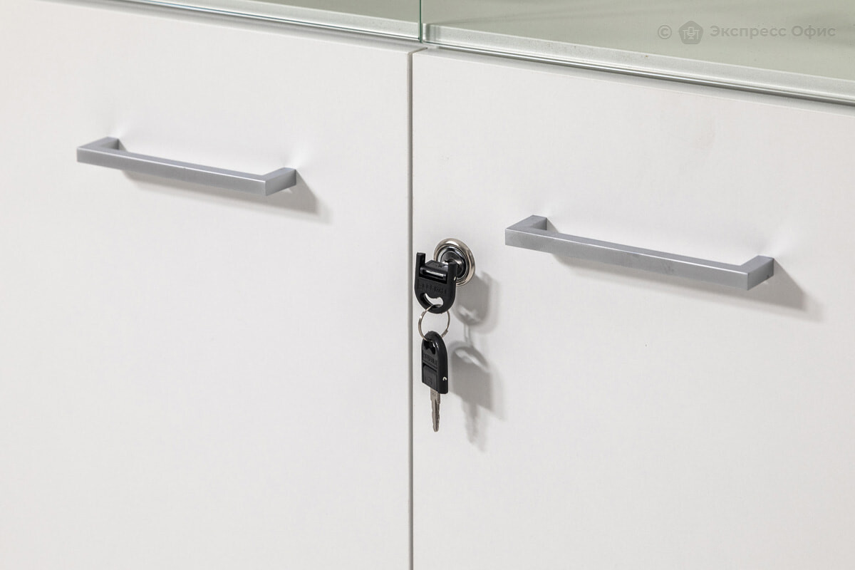 Шкаф для документов комбинированный Tour Light 80H009 W3 alum - фото товара 3 из 7