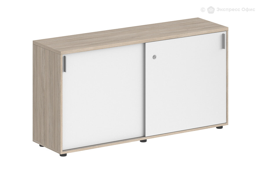  Шкаф-купе низкий Sigma SG.702.OL.WH Светлый дуб/Белый - фото товара 1 из 3
