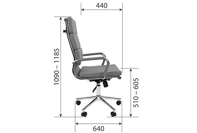 Кресло для руководителя Chairman 750 - фото товара 5 из 7