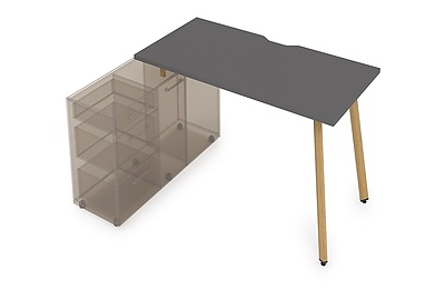 Стол письменный на опорной тумбе Arredo 10СТОВ.089 - фото товара 1 из 3