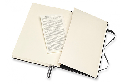 Бизнес-блокнот Moleskine Classic Expended Large 130х210 мм, 200 л, клетка, твердая обложка (QP061EXP) - фото товара 3 из 5