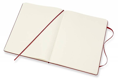 Бизнес-блокнот Moleskine Classic XLarge 190х250 мм, 96 л, нелинованный, твердая обложка (QP092F2) - фото товара 4 из 5