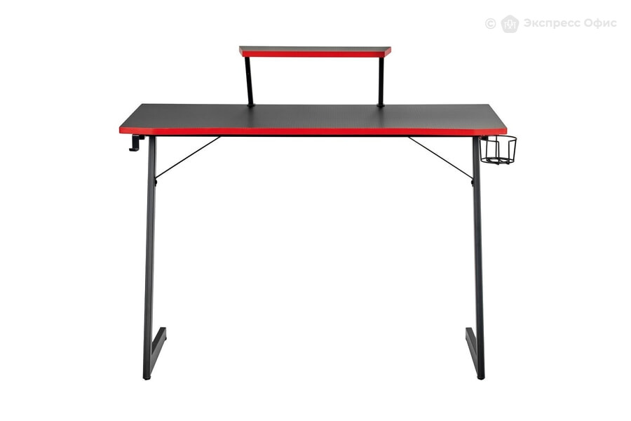  Стол компьютерный Basic FR 0682 Черный карбон/Красный - фото товара 2 из 3