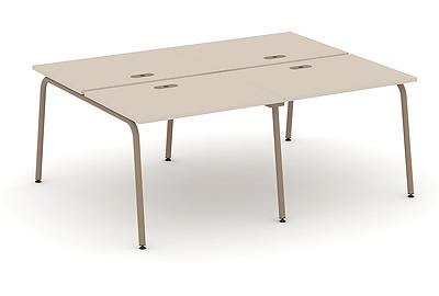 Стол-бенч двойной на 4 места Estetica ES.D.RS-4.1-LK - фото товара 1 из 3