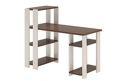 Стол компьютерный Slim СТН-110/130 КШ-Ч - фото товара 1 из 5
