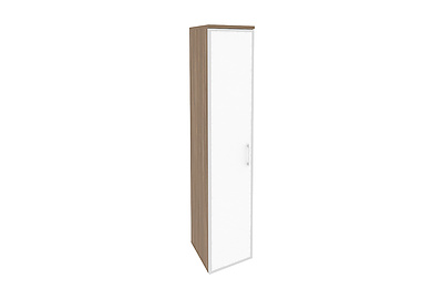 Шкаф для документов высокий узкий левый Onix O.SU-1.10R(L) white - фото товара 1 из 3