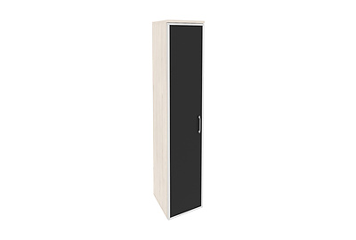 Шкаф для документов высокий узкий левый Onix O.SU-1.10R(L) black - фото товара 1 из 3