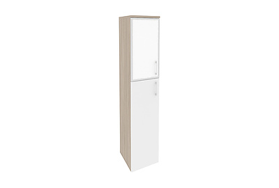 Шкаф для документов высокий узкий левый Onix O.SU-1.7R(L) white - фото товара 1 из 4