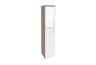 Шкаф для документов высокий узкий левый Onix O.SU-1.7R(L) white - фото товара 1 из 4