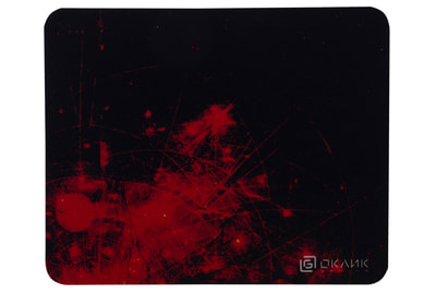 Коврик для мыши Оклик OK-F0252 Мини рисунок/красные частицы 250x200x3мм - фото товара 1 из 7