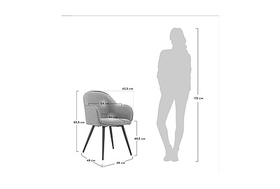 Стул для кафе Frida FR 0372 - фото товара 6 из 7