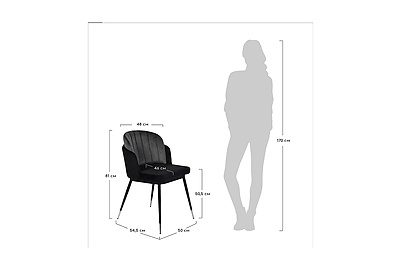 Стул для кафе Peki FR 0466 - фото товара 5 из 7