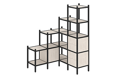 Стеллаж на металлокаркасе Loft VR.L-40 - фото товара 1 из 3