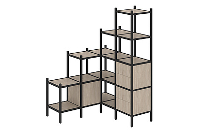Стеллаж на металлокаркасе Loft VR.L-40 - фото товара 1 из 3