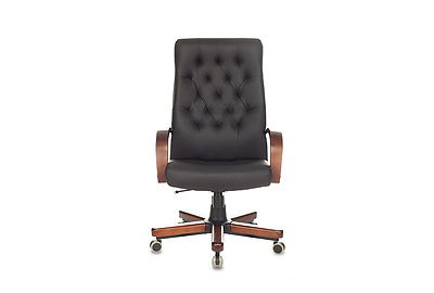Кресло для руководителя Бюрократ T-9928WALNUT/ECO-B - фото товара 2 из 5