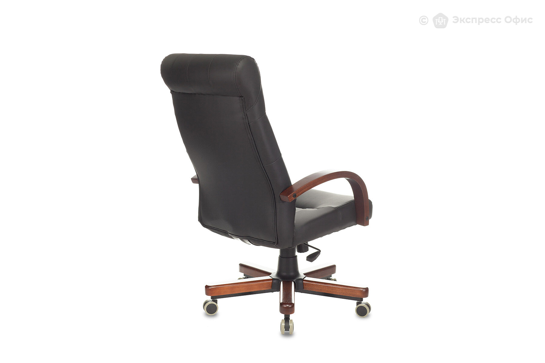 Кресло для руководителя Бюрократ T-9928WALNUT/ECO-B - фото товара 4 из 5