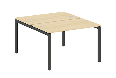 Стол-бенч двойной на П-образном м/к Metal system quattro 50x50 50БП.РАС-СП-2.2 - фото товара 1 из 3