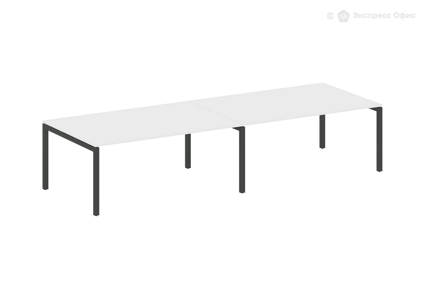 ああpedestal Стол для переговоров Метал Систем Куатро 50x50 50БП.ПРГ-2.5 Белый