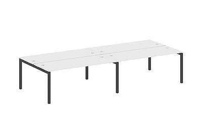 Бенч-стол на 4 раб.места на П-образном м/к Metal system quattro 50x50 50БП.СМ-4.5 - фото товара 1 из 3