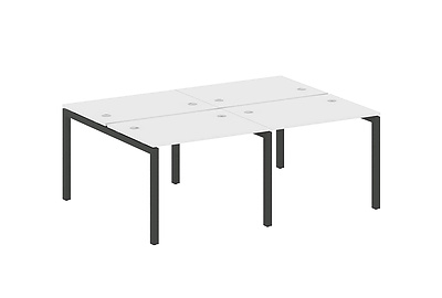 Бенч-стол на 4 раб.места на П-образном м/к Metal system quattro 50x50 50БП.СМ-4.1 - фото товара 1 из 3