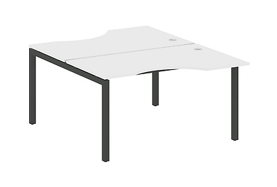 Бенч-стол криволинейный на П-образном м/к Metal system quattro 50x50 50БП.РАС-СА-2.2 - фото товара 1 из 3