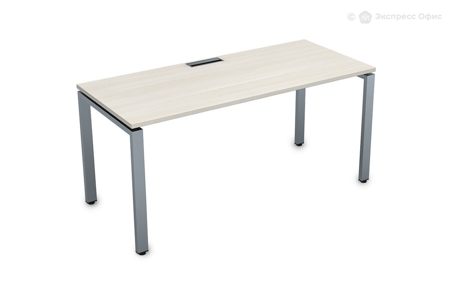  Стол письменный Gloss СРП-П.009.1 Ivory/Алюминий матовый - фото товара 1 из 3