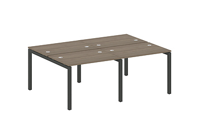 Бенч-стол на 4 раб.места на П-образном м/к Metal system quattro 50x50 50БП.СМ-4.1 - фото товара 1 из 3