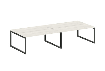 Бенч-стол на 4 раб.места на О-образном м/к Metal system quattro 50x50 50БО.СМ-4.5 - фото товара 1 из 3