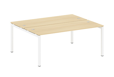Стол-бенч двойной на П-образном м/к Metal system quattro 50x50 50БП.РАС-СП-2.5 - фото товара 1 из 3