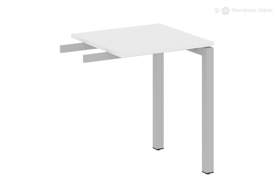  Приставка на П-образном м/к Metal system quattro 50x50 50БП.ПР-1 Белый/Металл серый - фото товара 1 из 1