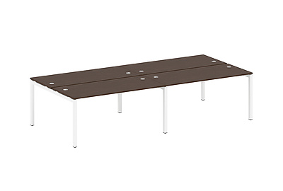 Бенч-стол на 4 раб.места на П-образном м/к Metal system quattro 50x50 50БП.СМ-4.4 - фото товара 1 из 3