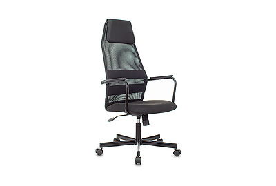 Кресло для руководителя Бюрократ KB-5M/BLACK - фото товара 1 из 10