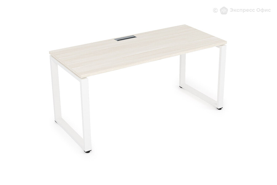  Стол письменный Gloss СРП-О.008.1 Ivory/Белый металл - фото товара 1 из 3