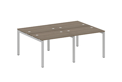 Бенч-стол на 4 раб.места на П-образном м/к Metal system quattro 50x50 50БП.СМ-4.1 - фото товара 1 из 3