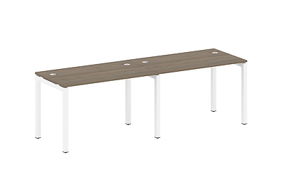 Бенч-стол на 2 раб.места на П-образном м/к Metal system quattro 50x50 50БП.СМ-2.2 - фото товара 1 из 3