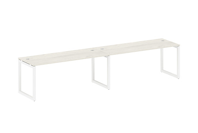 Бенч-стол на 2 раб.места на О-образном м/к Metal system quattro 50x50 50БО.СМ-2.5 - фото товара 1 из 3