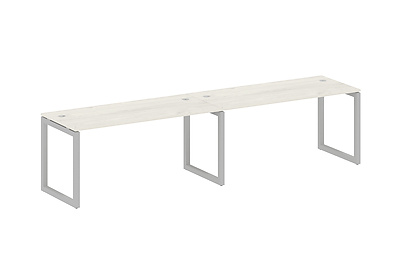 Бенч-стол на 2 раб.места на О-образном м/к Metal system quattro 50x50 50БО.СМ-2.4 - фото товара 1 из 3